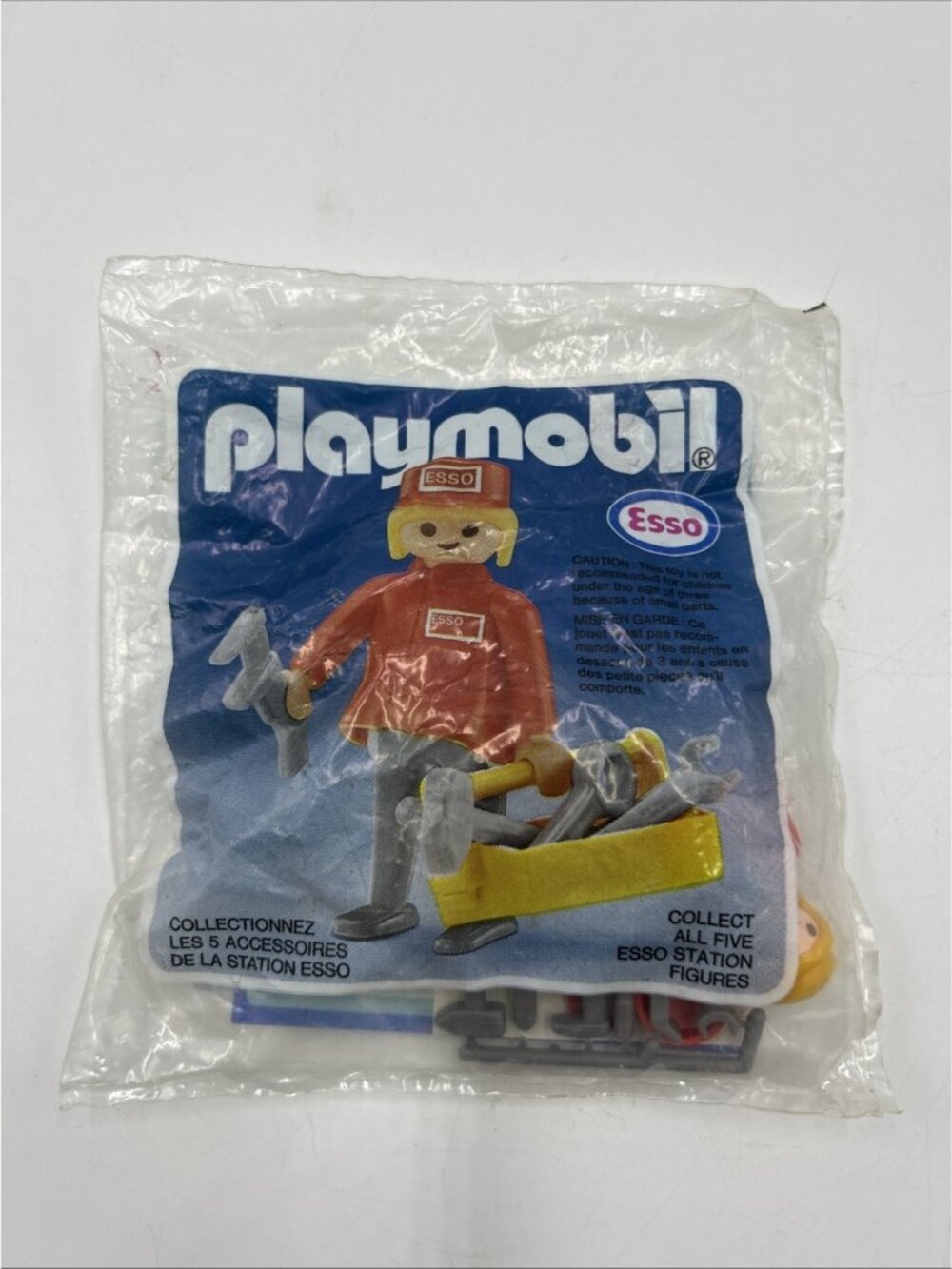 Vintage PLAYMOBIL ESSO Mechanical 1985 SEALED Figurine Brand New✅